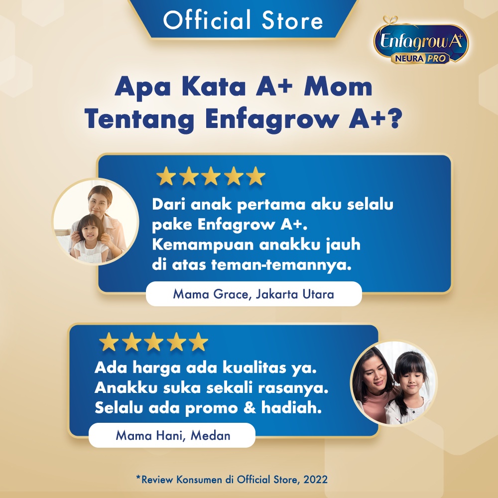 Enfagrow A+ 3 Susu Formula Anak 1 - 3 Tahun Madu 400 gr