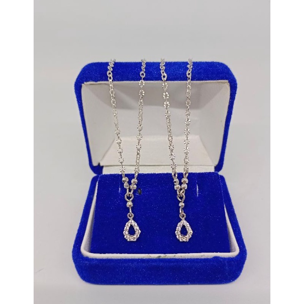 kalung koye anak rantai nori ukir gantungan tears mp/perak asli silver 925 lapis emas/perhiasan anak fashion terbaru
