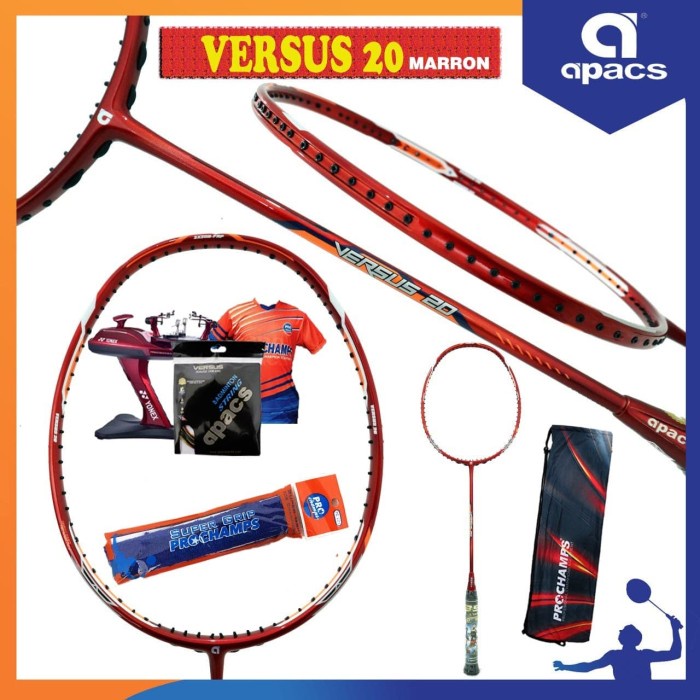 Raket Apacs Versus 20 Raket Badminton Original