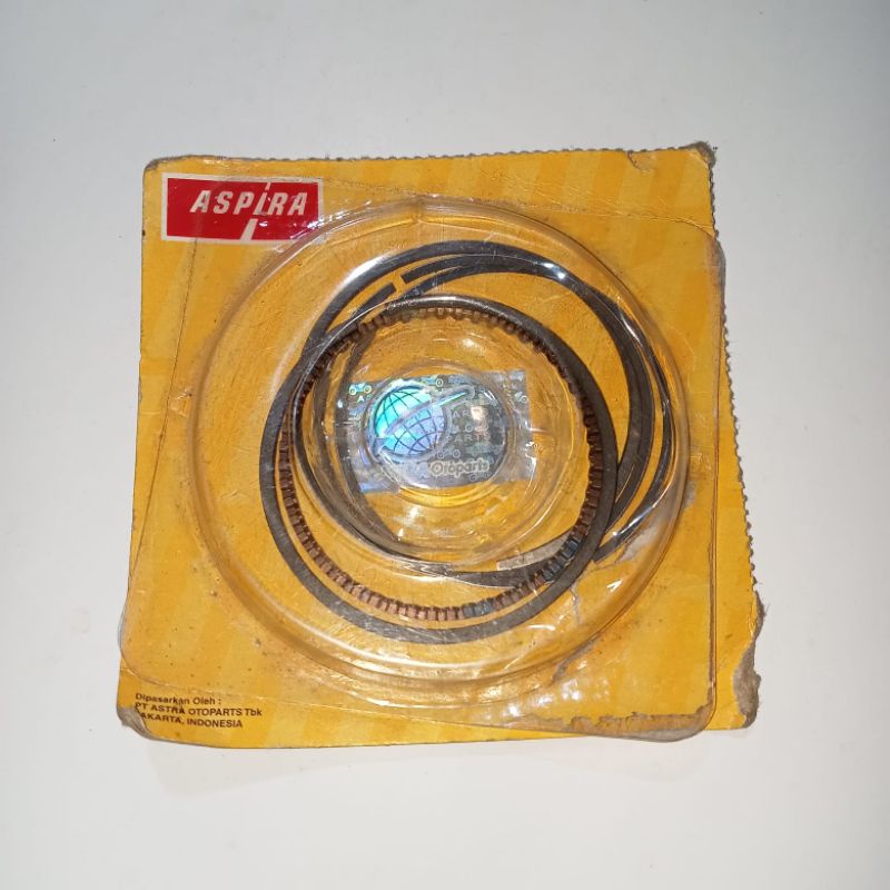 ring piston ring seker seher Honda Blade Revo Absolute kode KWB oversize 0.25 NOS ori Aspira
