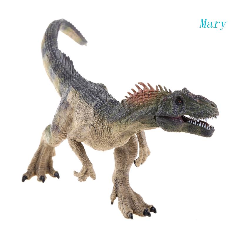 Mary Figurine Allosaurus Simulasi Model Dino Interaktif Realistis Dinosaurus Miniatur PVC Solid Dekorasi Kamar Anak