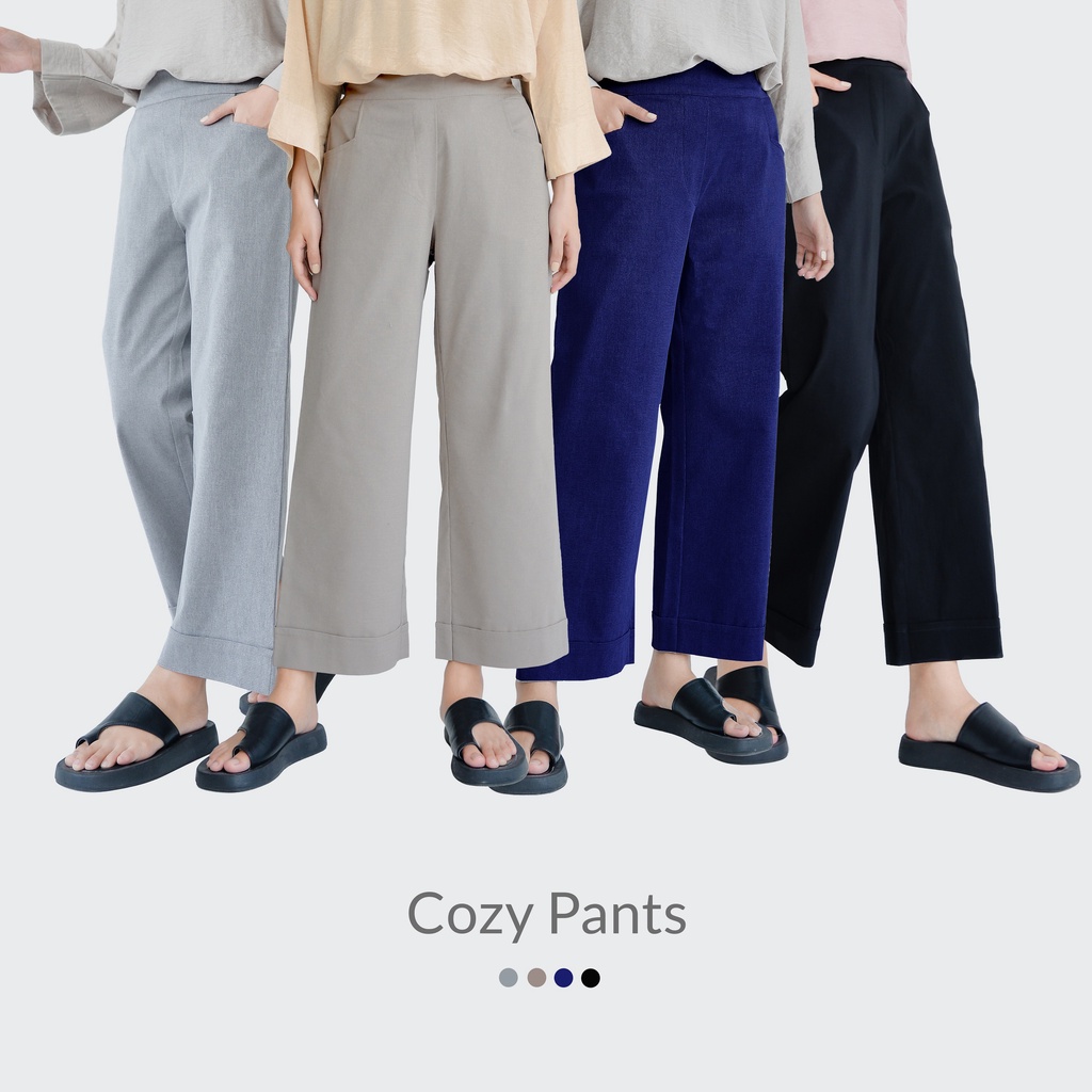 NUNA Cozy Pants | bawahan celana wanita polos