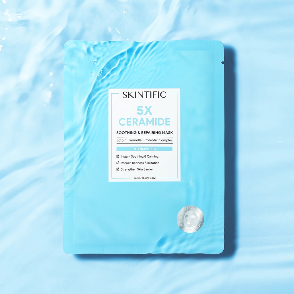 𝐑𝐀𝐃𝐘𝐒𝐀 - Skintific 5X Ceramide Soothing Sheet Mask 26Ml