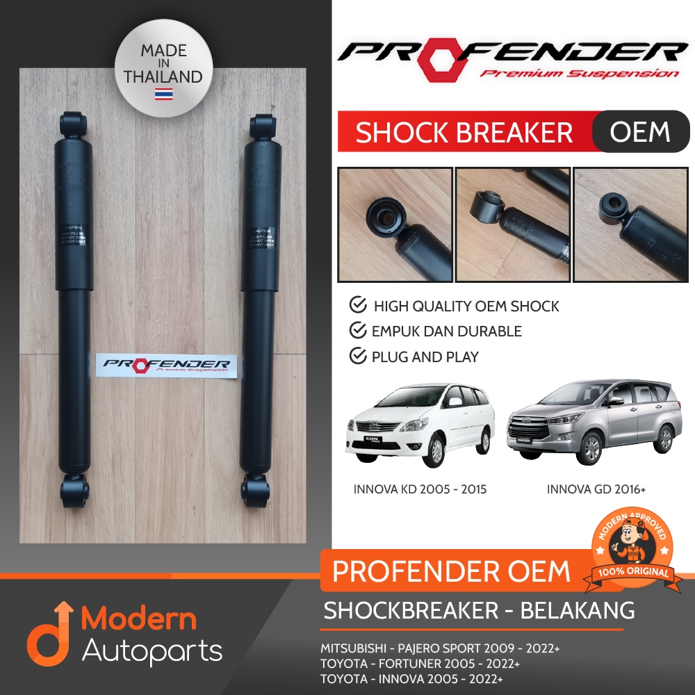 Jual Shockbreaker Profender Oem Belakang Innova Kd And Reborn 2009 2022 Pnp Shopee Indonesia