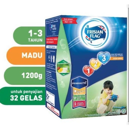 

FRISIAN FLAG 123 Jelajah Susu Bubuk Pertumbuhan Madu Box 1200gr