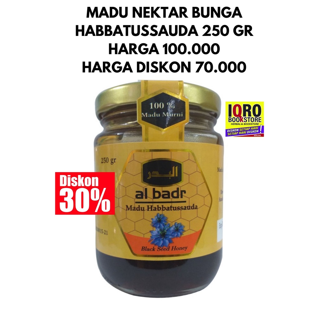 

Madu Bunga Habatussauda Al badr 250 gr