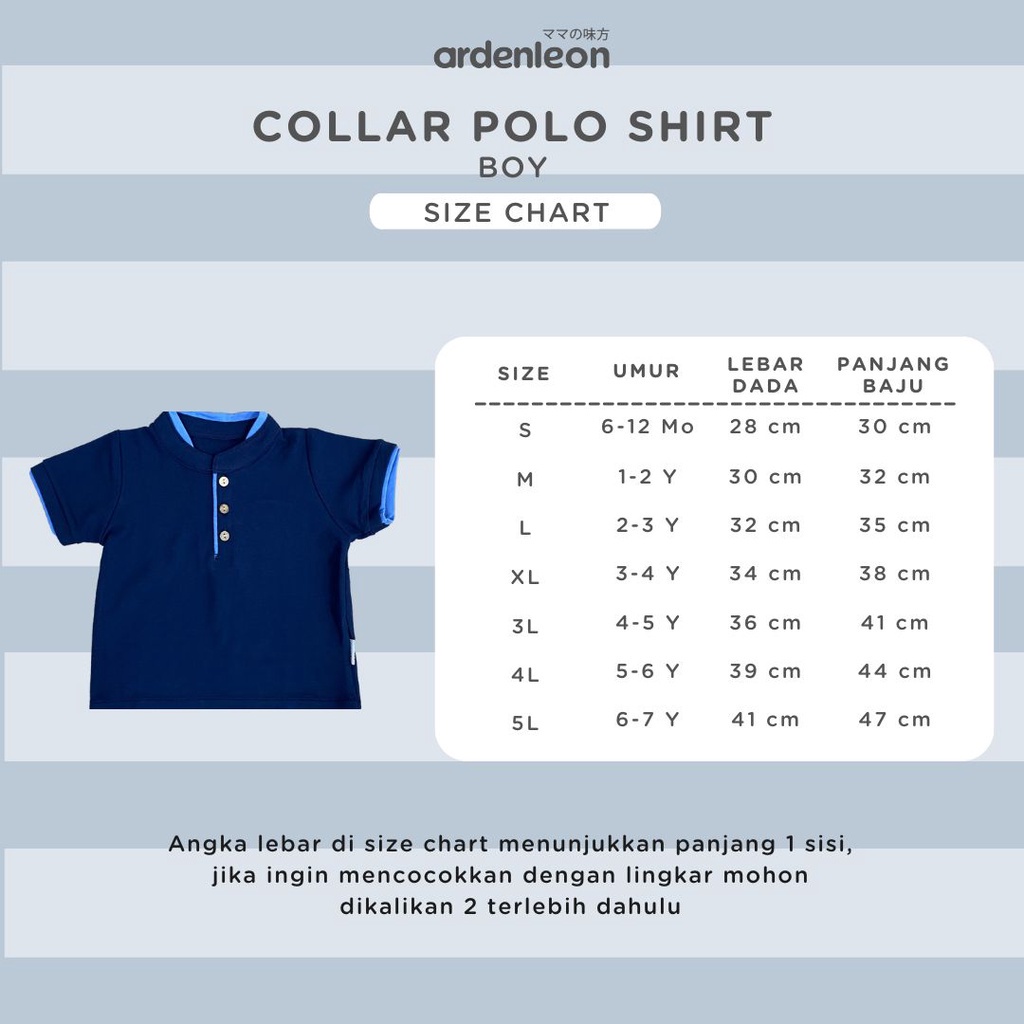 Ardenleon Collar Polo Shirt / Kemeja anak