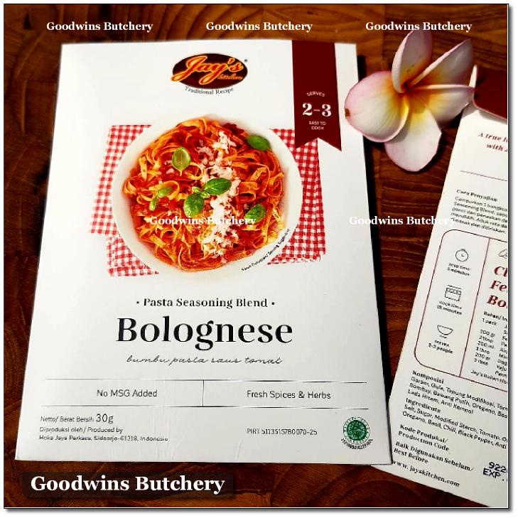 

Jay's pasta seasoning blend BOLOGNESE BOLOGNAISE Jays Kitchen 30g