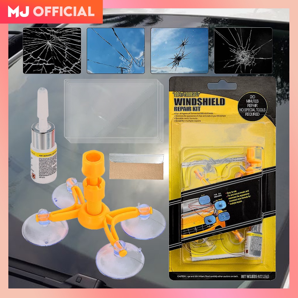 Lem Kaca Mobil Retak Windshield Glass Repair Kit Lem Lcd Hp Super Kuat Original
