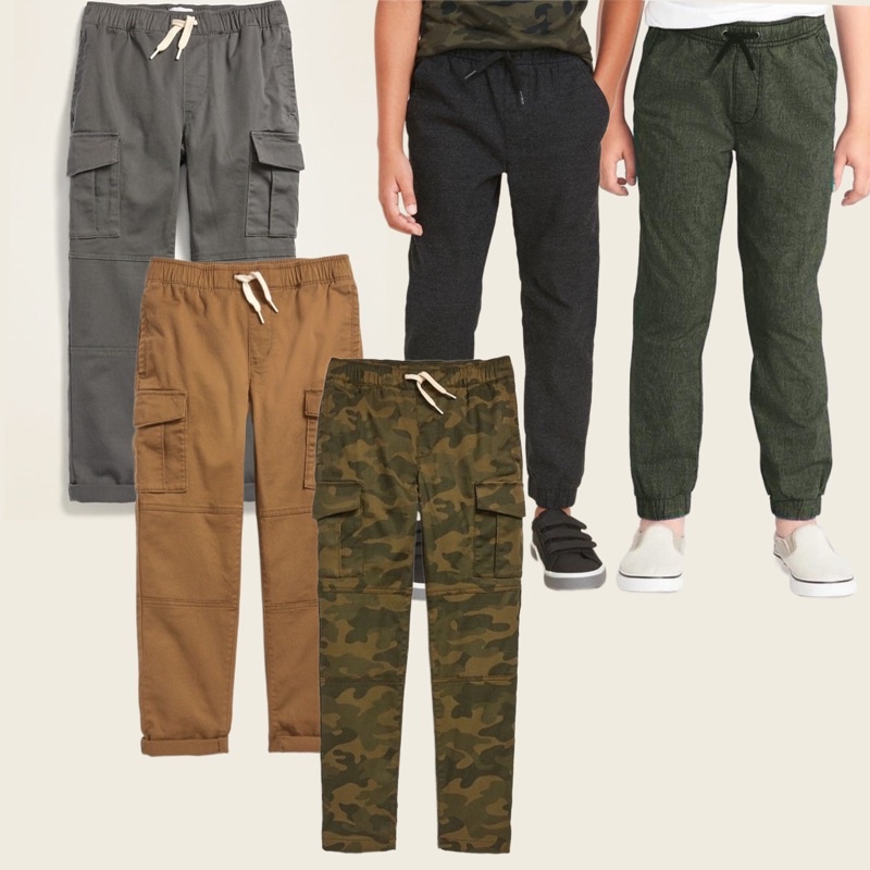 Celana Oldnavy CARGO & JOGGER anak laki-laki 5-18 Tahun
