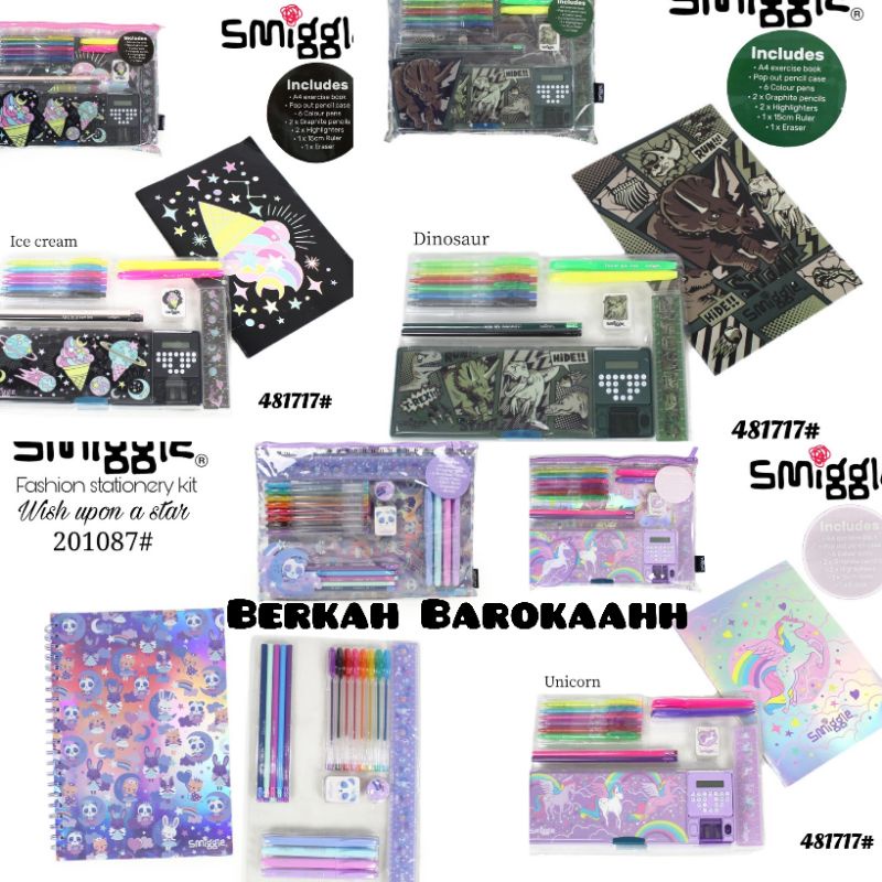 

stationery set smiggle original/smiggle original