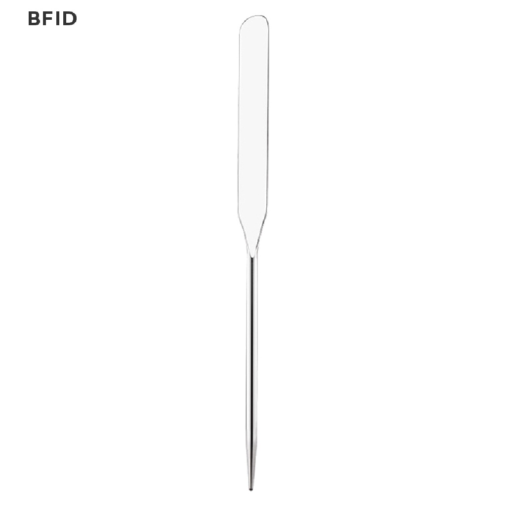 [BFID] 1pcs Stainless Steel Dual Head Makeup Toner Spatula Mixing Stick Foundation [ID]