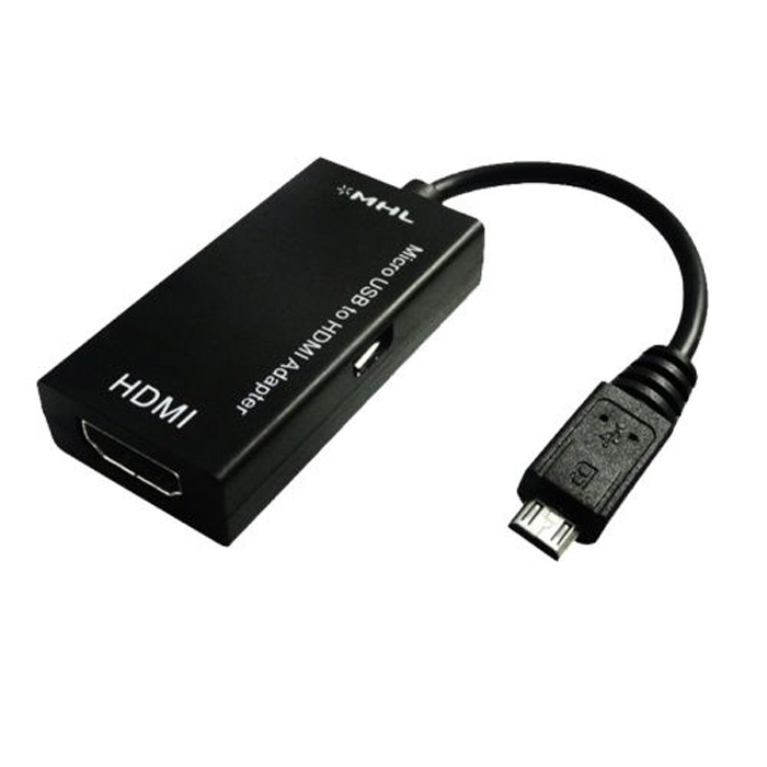 Micro USB to HDMI MHL Adapter for Smartphone - S2 - Black