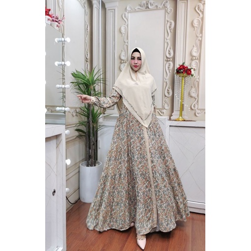Gamis wanita terbaru SET HOMEY ZULAIKHA DJH