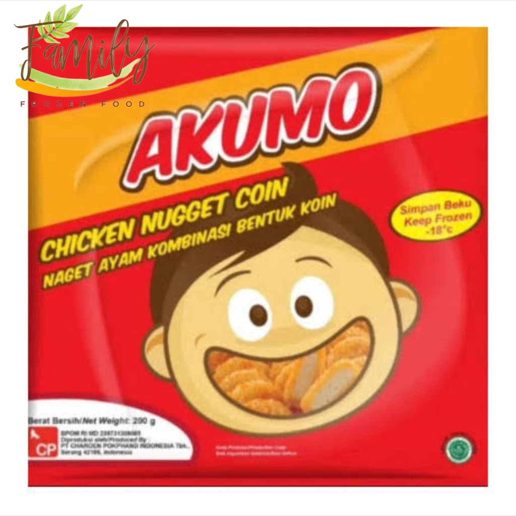 

Akumo Chicken Nugget Coin 200gr Frozen Food