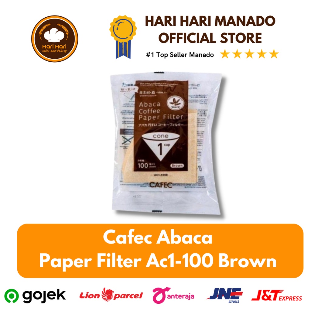 

Cafec Abaca Paper Filter Ac1-100 Brown