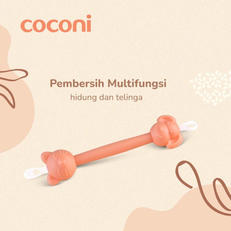 Coconi Ear &amp; Nose Booger Tool / Pembersih Hidung dan Telinga Bayi Anak