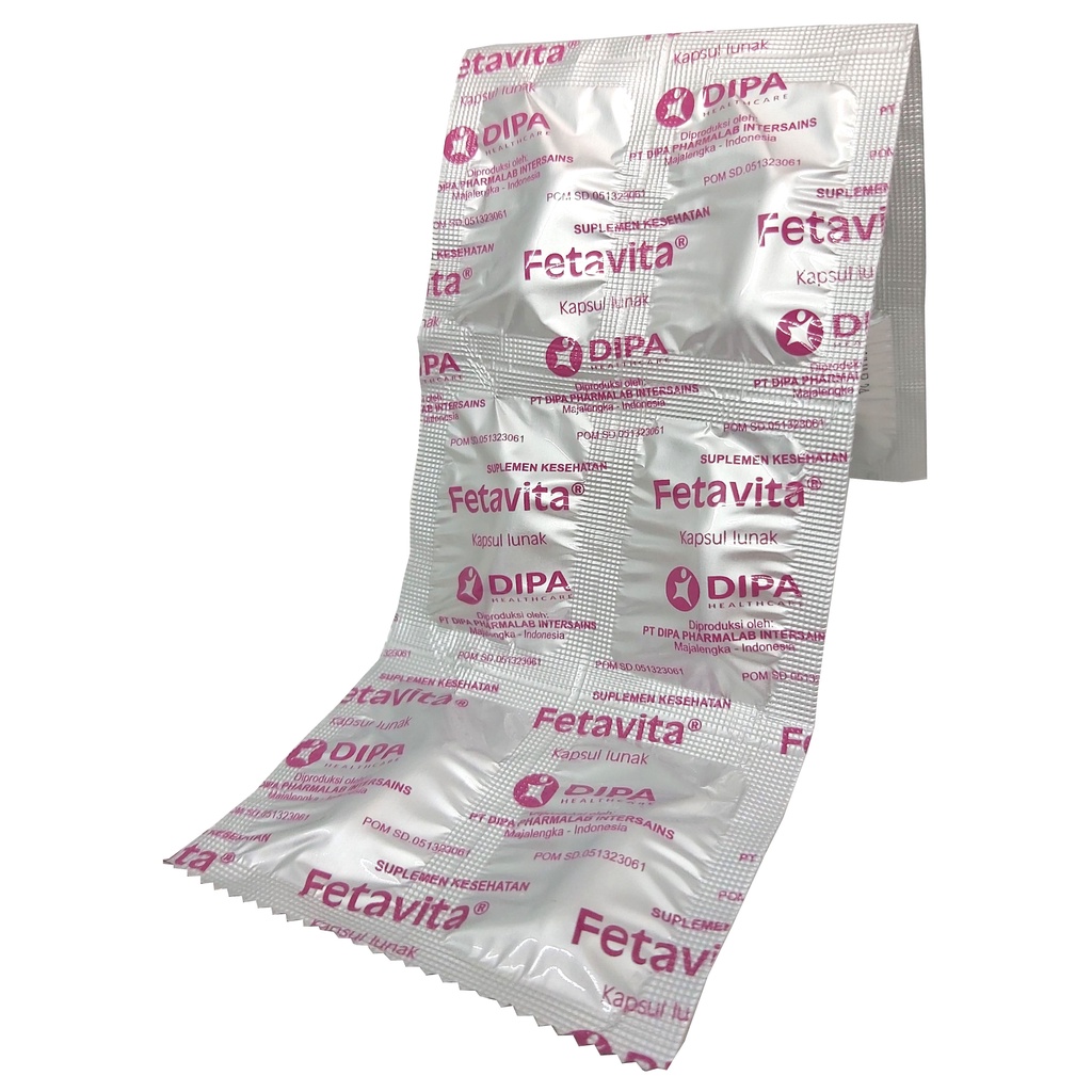 Fetavita Strip 10 Capsul Dijamin Original / Fetavita Capsul