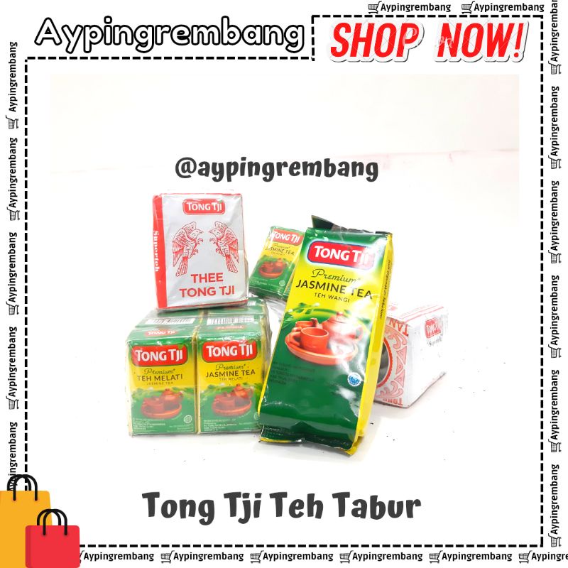 

Tong Tji Teh Tabur|Bermutu Harum Isi 3pcs @40gr|Premium 2pcs 50gr|Premium 10pcs @9gr