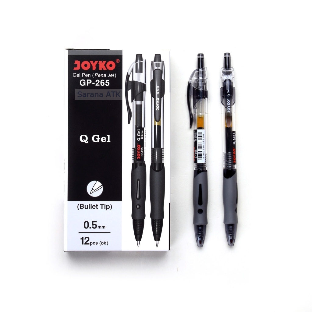 

JOYKO Pulpen GP-265 Q-Gel 0.5mm HITAM 0.5 [ 1 PCS ]