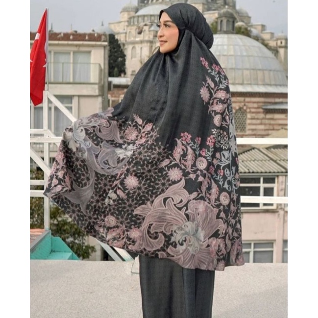 Mukena Topkapi black Buttonscarves
