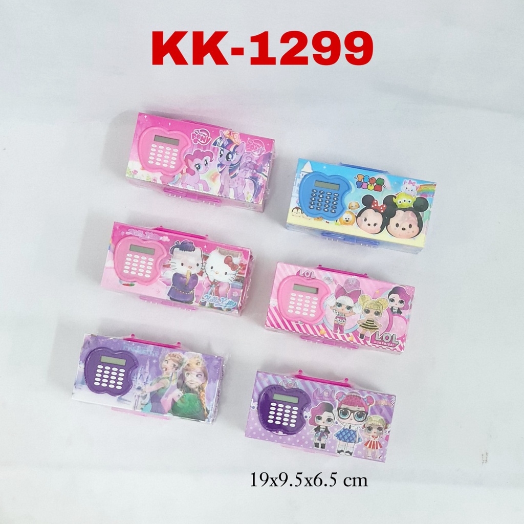 

GG Kotak Pensil Karton 3 Susun Kalkulator / Tempat Pensil / Pensil Case/Tepak