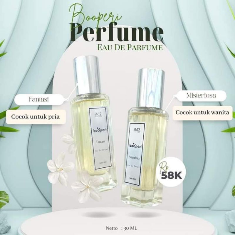 Booperi Parfum SR12 | Misteriosa Parfum Wanita | Fantasy Parfum Pria | Eau De Parfum | Parfum Tahan Lama | Parfum SR12 | Parfum Booperi | Parfum Badan | Booperi Perfume SR12 | Parfum | Wewangian | Parfume | SR12 Parfum | Pengharum Badan | Parfum BPOM