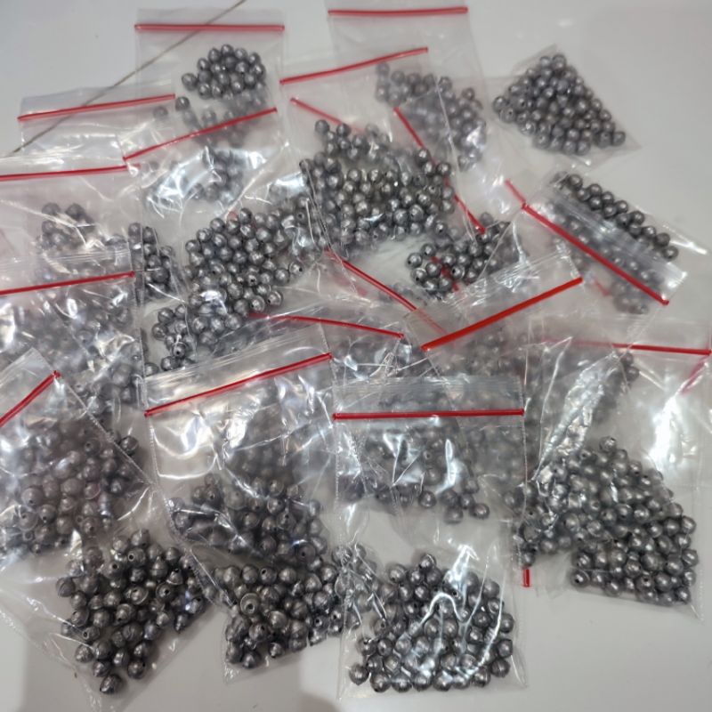 Timah Lada pancing No.0 isi 50 pcs