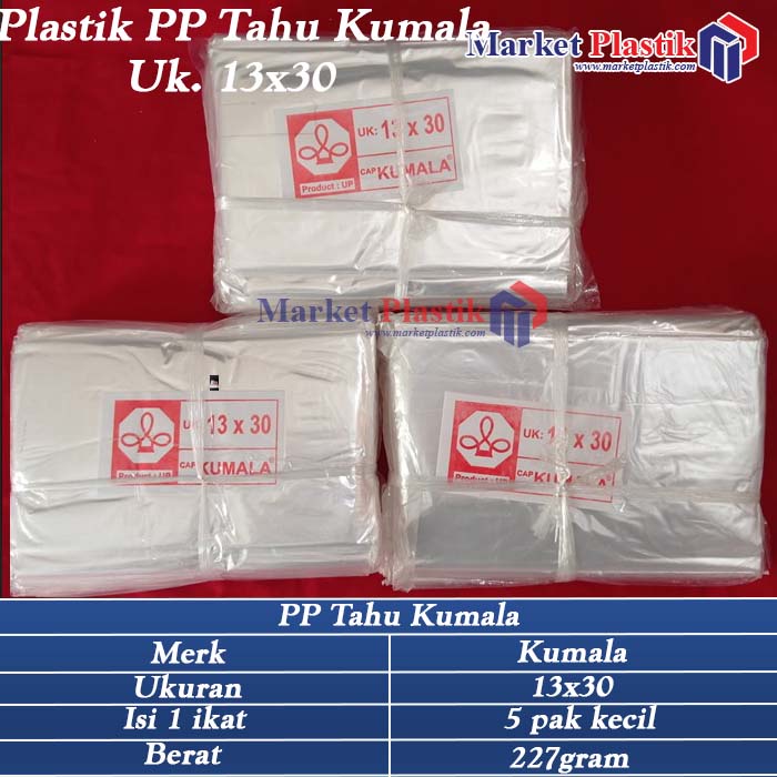 Plastik PP Tahu Kumala Ukuran 13x30