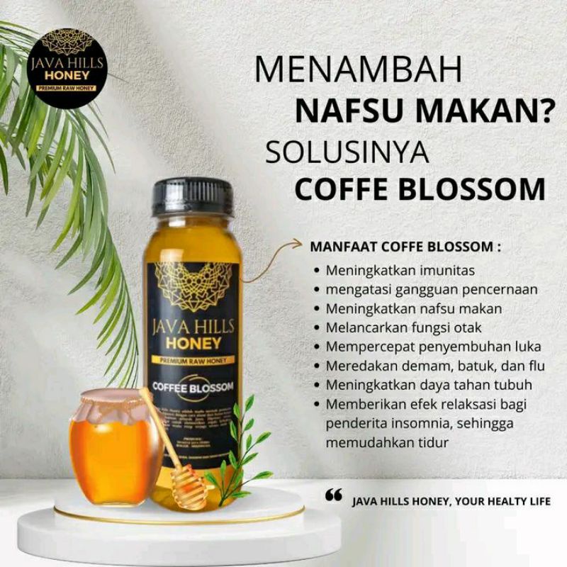 

MADU COFFE BLOSSOM 350GR || MADU HERBAL ALAMI JAVAHILLS HONEY