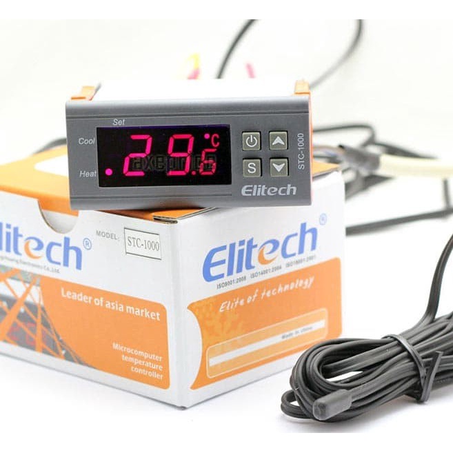 Digital Thermostat Elitech STC-1000 Original Thermometer STC1000