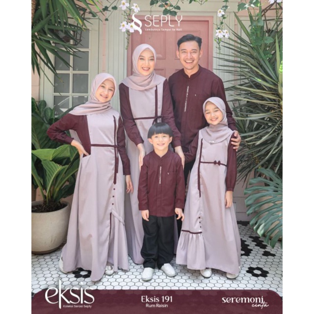 Sarimbit Seply 2023 Eksis 191 Rum Raisin Gamis Meyra 126 Koko Kaseo 159