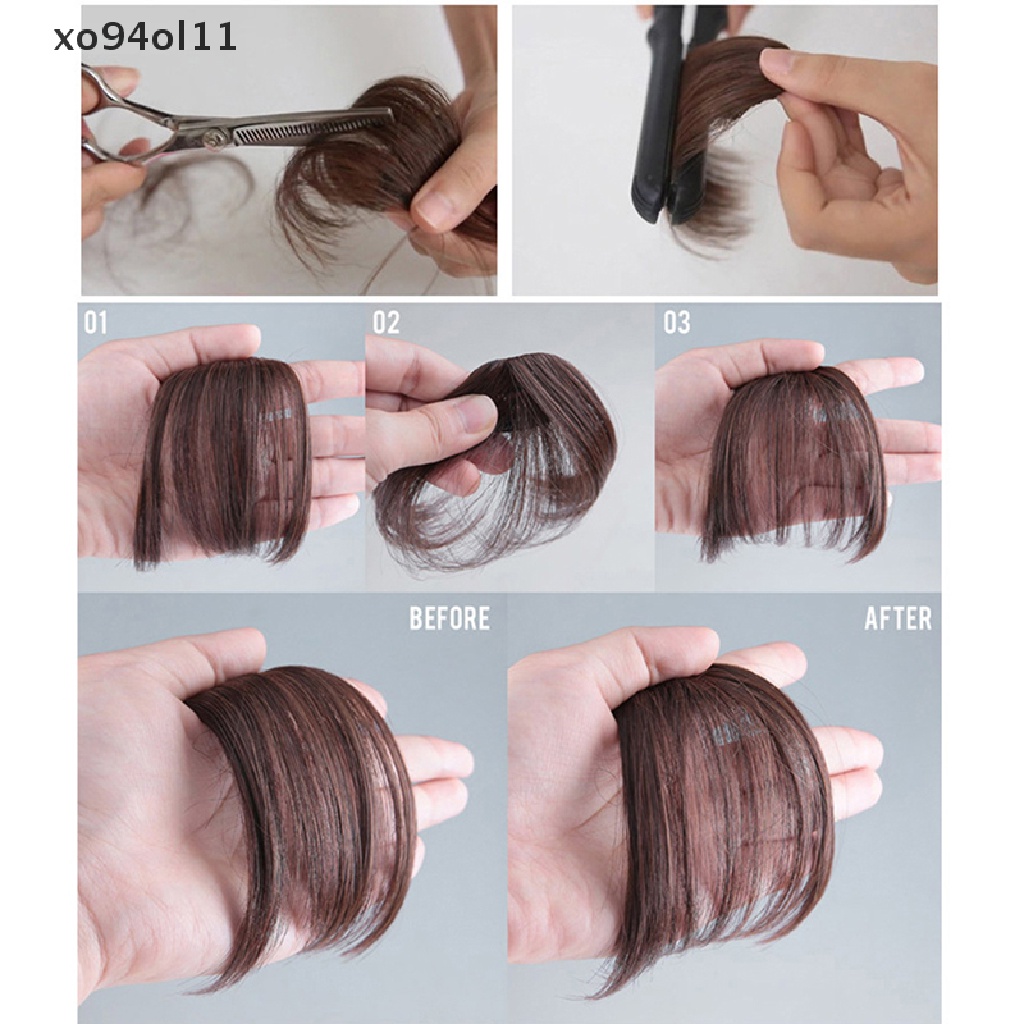 Xo Wig air Bangs Hair Short Hairpieces Untuk Hair Extension Clip In Front Hair Bangs OL