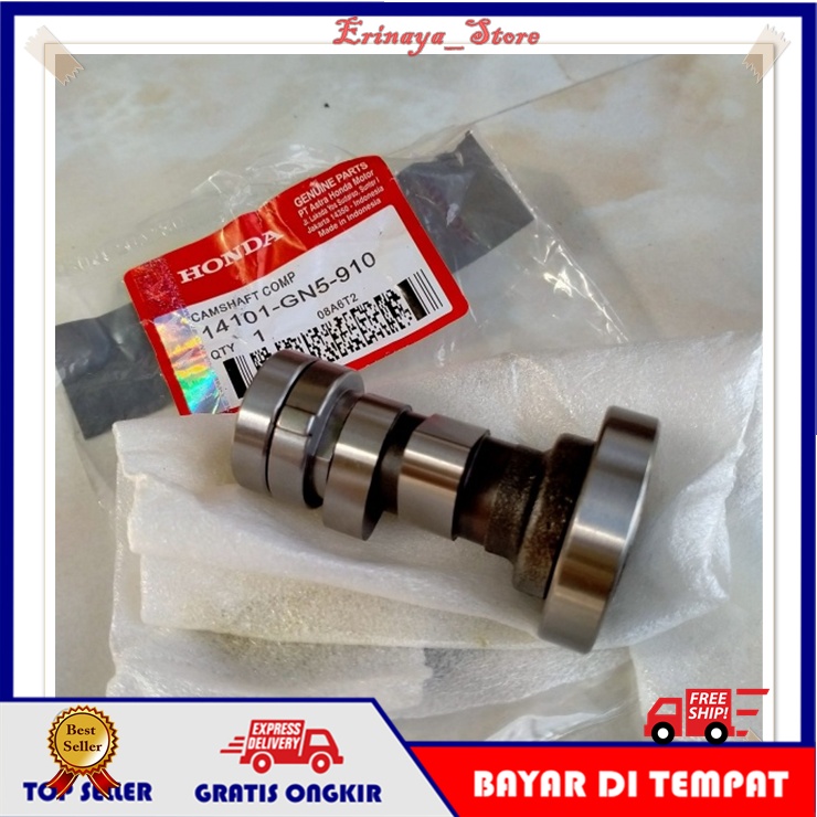 ORIGINAL AHM Noken As Cham Shaft Chamshaft Motor Honda Astrea Grand Supra Legenda Old Lama GN5 Origi