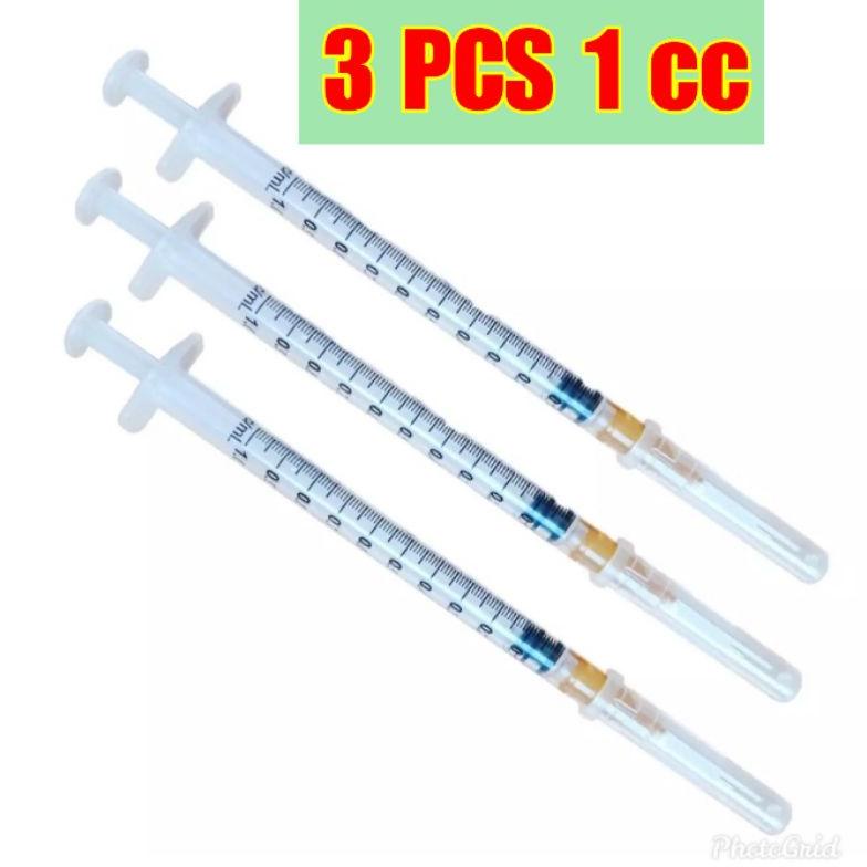 suntikan kecil 1 cc / ml syringe spuit jarum suntik kucing ayam kelinci GARANSI PRODUK