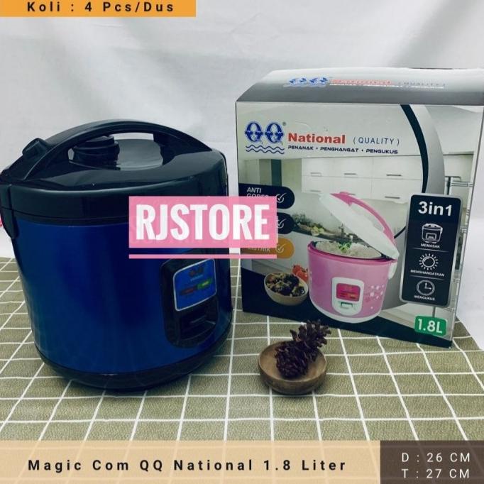 HARGA TERBAIK Magic Com QQ National 1.8 Liter / magicok national murah