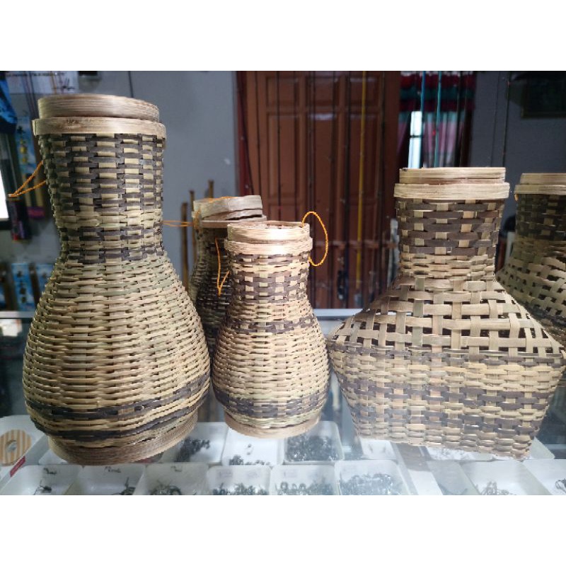 kepis micro fishing,keramba Bambu/tempat ikan bambu.