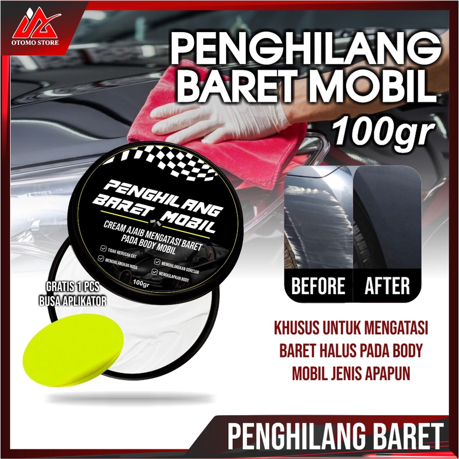 Penghilang Baret Body Mobil Rubbing Compound Mobil Scratch Remover Obat Poles Bodi Mobil 100gr Agya Ayla Sigra Xpander Avanza Xenia Brio Terios Rush Vios Civic Jazz Veloz Calya Gran Max Innova Livina Creta