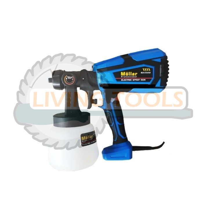 Spraygun Elektrik ESG450 Spray Gun Listrik MOLLAR ESG 450 Dengan Nozzle Kuningan Electric Sprayer 45