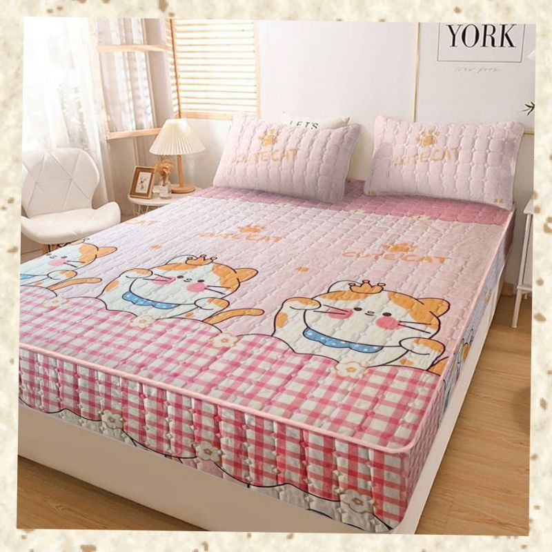 SPREI WATERPROOF SIZE 180×200/SPREI ANTI OMPOL/SPREI ANAK KARAKTER ANTI OMPOL/SPREI ANTI AIR