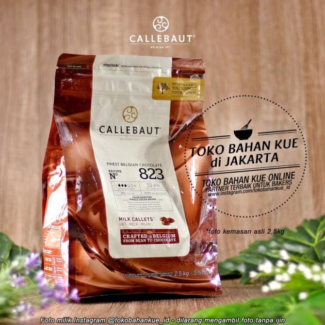 

Callebaut 823 NV 33,6% 2,5kg Chocolate Milk Couverture Cokelat 823NV