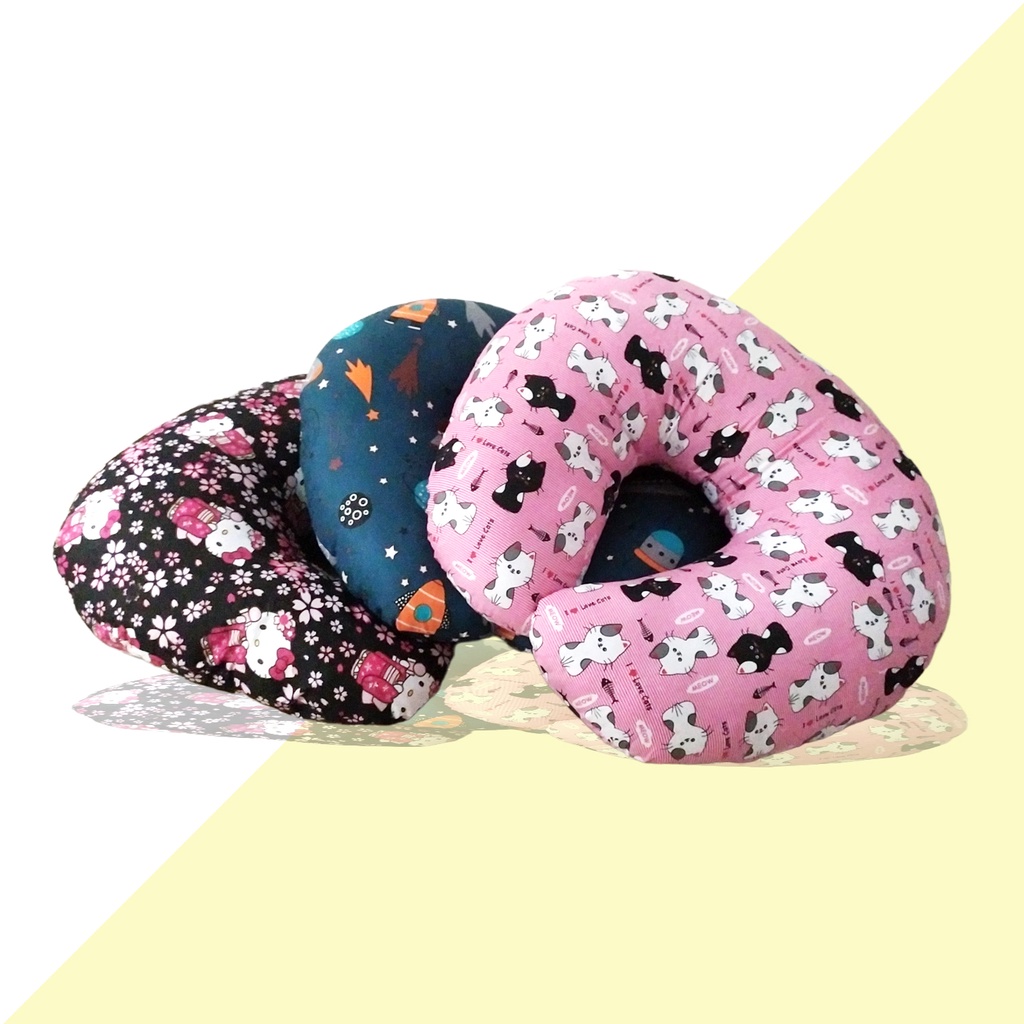 Bantal Menyusui Bayi Sedang Nursing Pillow Full Dakron Karakter Motif Lucu