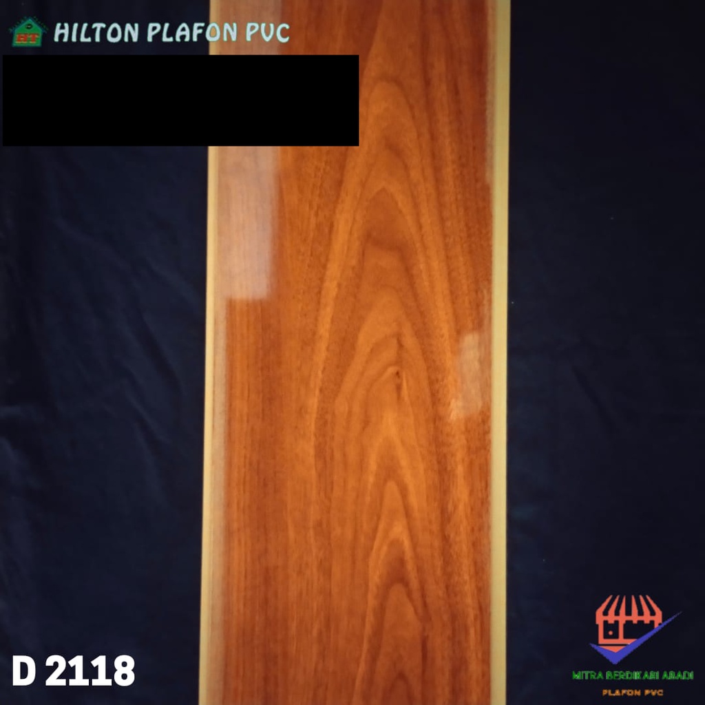 Plafon PVC Hilton Motif Kayu Jati, Murah dan Berkualitas