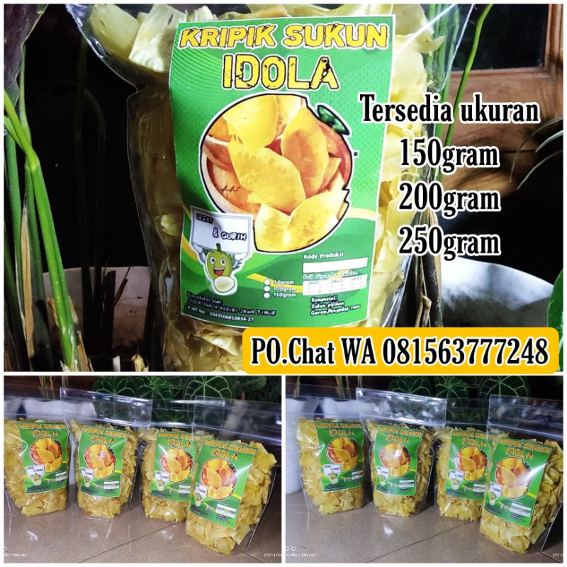 

kripik sukun idola 200gr/makanan ringan/snack jadul