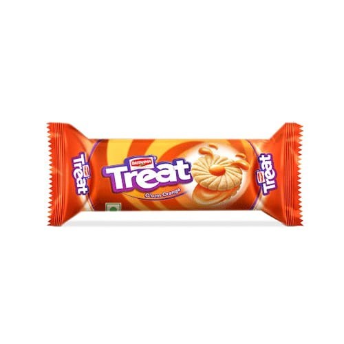 

siap kirim] Treat Burst Orange Britannia Biscuit / Biskuit Selai Rasa Jeruk India