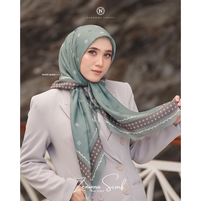 ZANINNA SCARF NADHEERA LUXURY - SCARF NADHEERA - ZANINA SCARF BY NADHEERA LUXURY || ANIIE GALERY