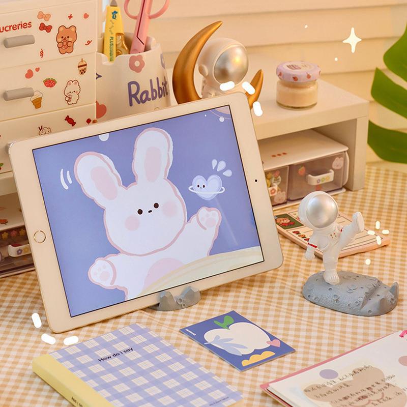 PAOPAO Tatakan Hp Stand Holder Space Astronot Lucu Phone Holder Premium