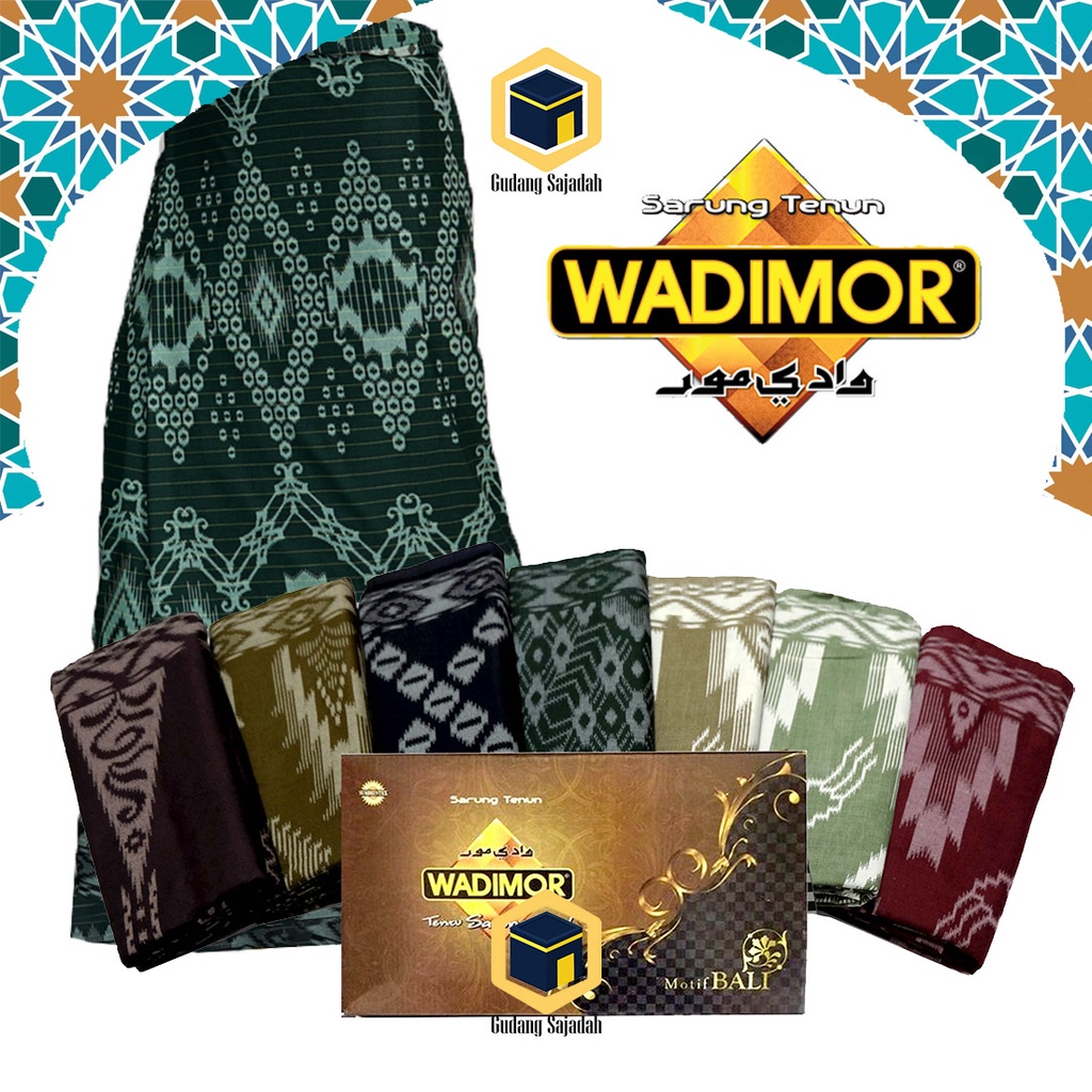 GROSIR KODIAN Sarung WADIMOR Aneka Motif Baliku / Polos Warna / Horison /  Tiga Dara
