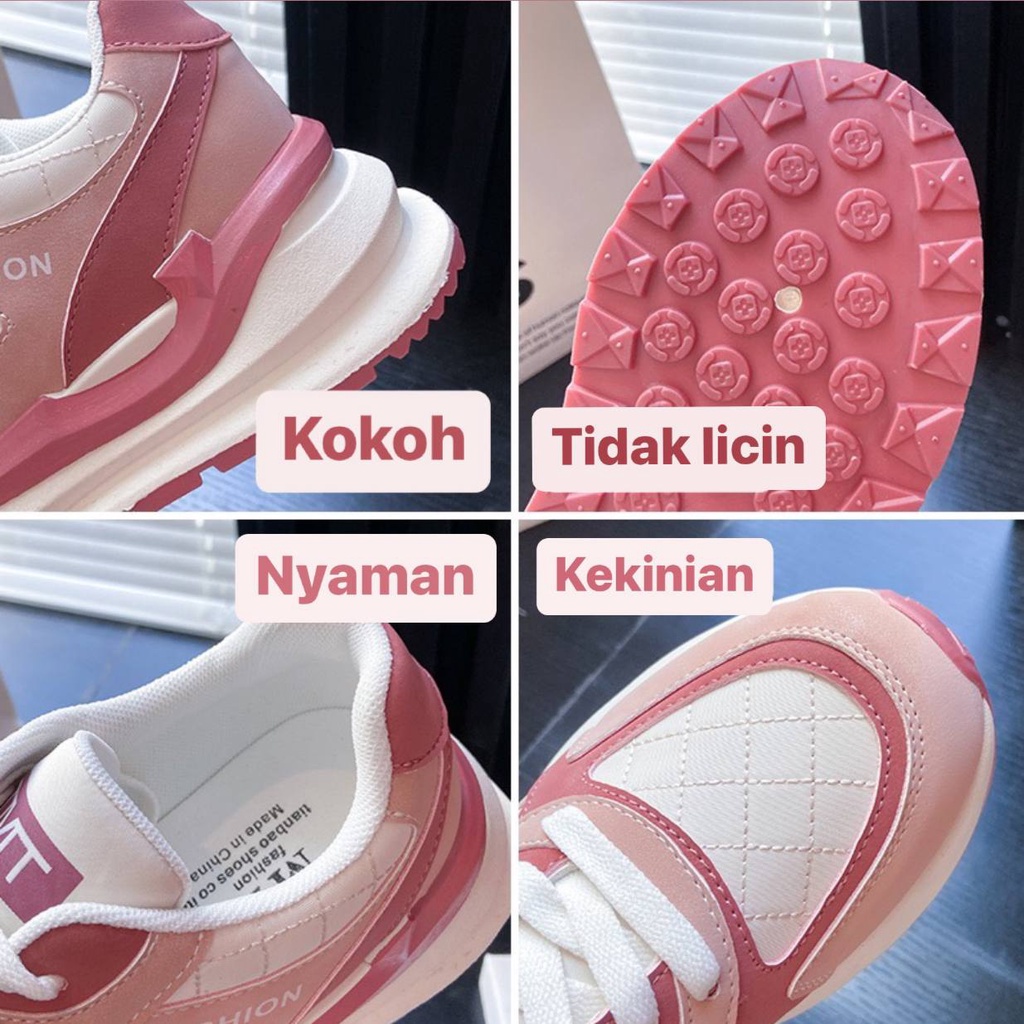 3010 Sepatu Sneakers Wanita Import Sepatu Olahraga Sportshoes