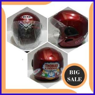 suku cadang HELM ANAK KARAKTER UTK SEPEDA MOTOR STANDAR SNI HELEM ANAK CEWEK COWOK helm ANAK 2 tahu